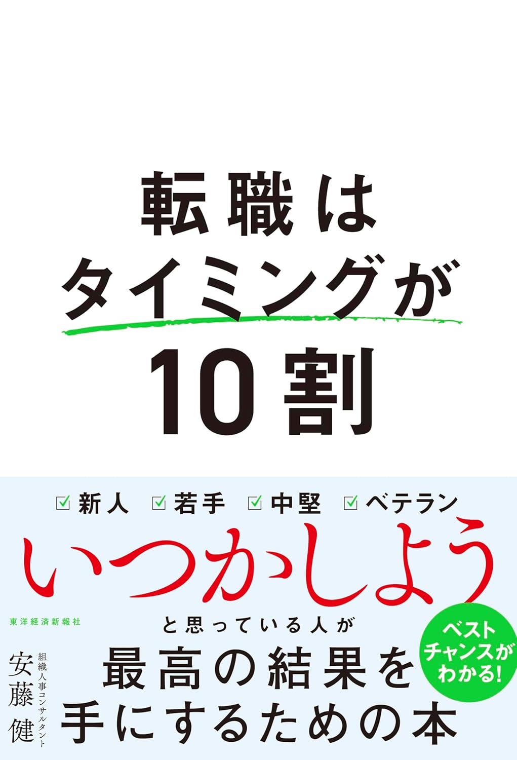 転職はタイミングが10割のイメージ